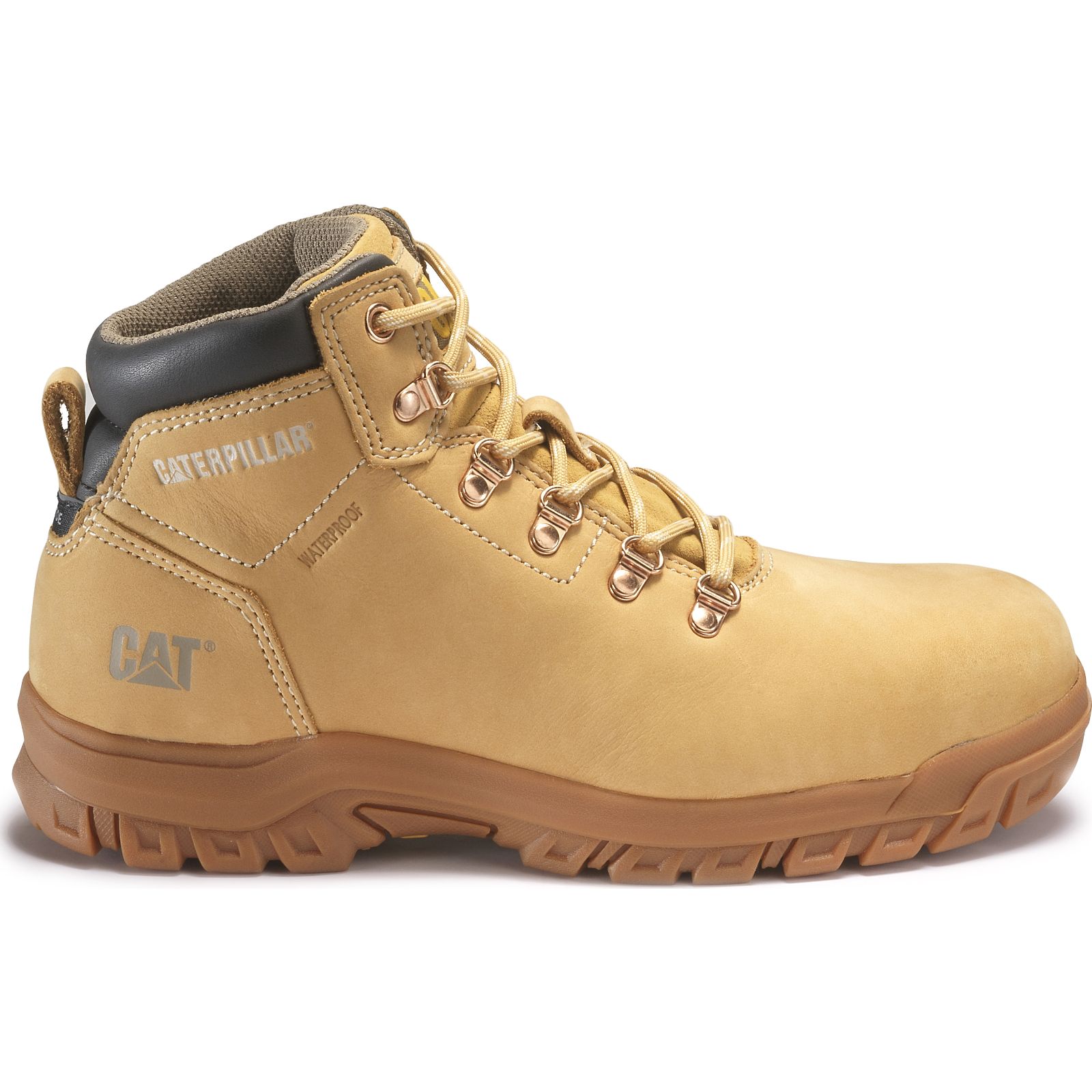 Caterpillar Work Boots Online UAE - Caterpillar Mae Steel Toe S3 Hro Wr Sra Womens - Orange CPFAXL247